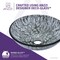 Anzzi Gardena Deco-Glass Vessel Sink in Verdure Silver LS-AZ8230 - alternate 5